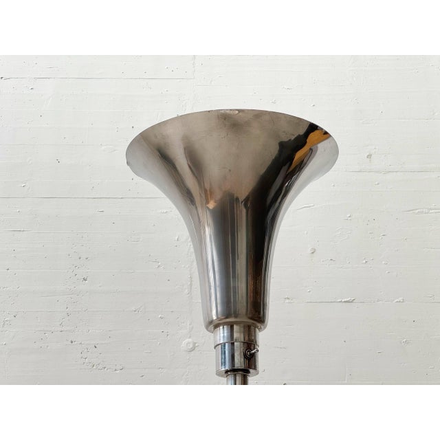 Art Deco Floor Lamp in Chrome-Plated Metal, 1930s For Sale - Image 11 of 18