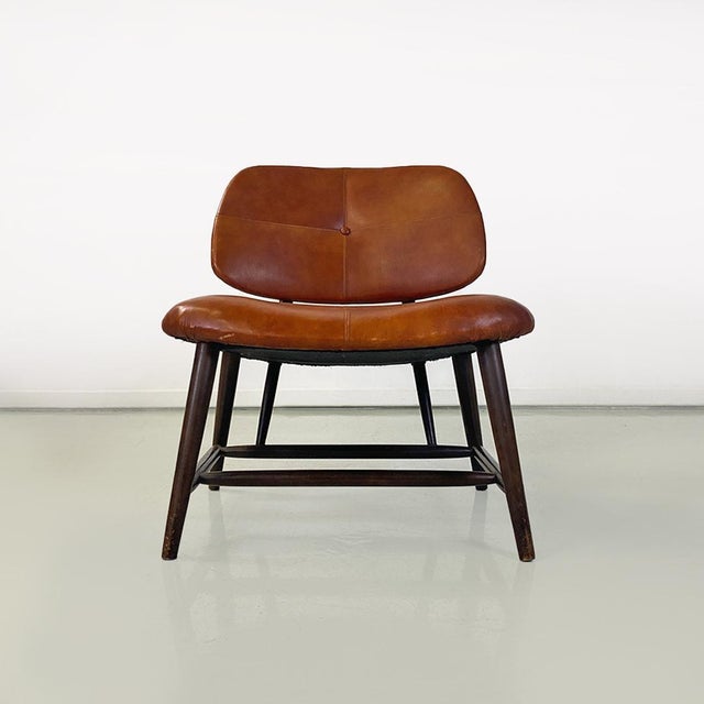 Set of Mid-Century Teve Armchairs attributed to Alf Svensson for Ljungs Industrier Ab, 1953, Sweden For Sale - Image 6 of 18