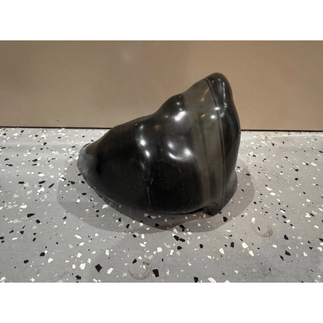Inuit Native Josie Nuluki Soapstone Carved Seal This piece is signed and numbered, it has a seal-please see photos Please...