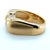 14k Yellow Gold Diamond Ring, Size 6.5 For Sale - Image 4 of 4
