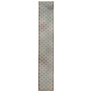 Modern European-Inspired Bessarabian Floral Wool Runner by Doris Leslie Blau For Sale