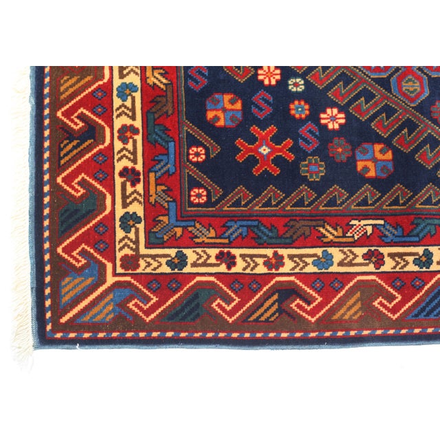 Turkish Modern Oushak Reproducton Wool Rug For Sale - Image 9 of 11