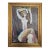1980s Oil Painting Portrait of a Girl Valentin Dmytrovych Khrushch For Sale