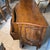 15th Century & Earlier Antique Mahogany Queen Anne Style Demi Lune Console Table For Sale - Image 5 of 10
