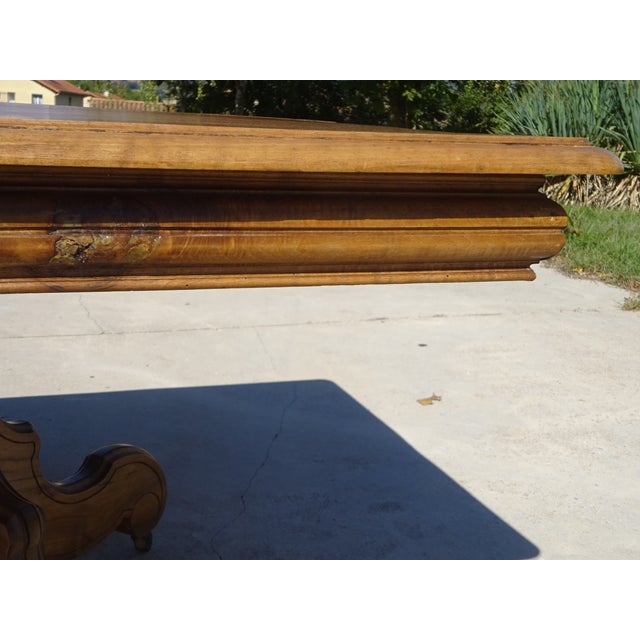 Square Walnut Pedestal Table, 19th Century For Sale - Image 15 of 18