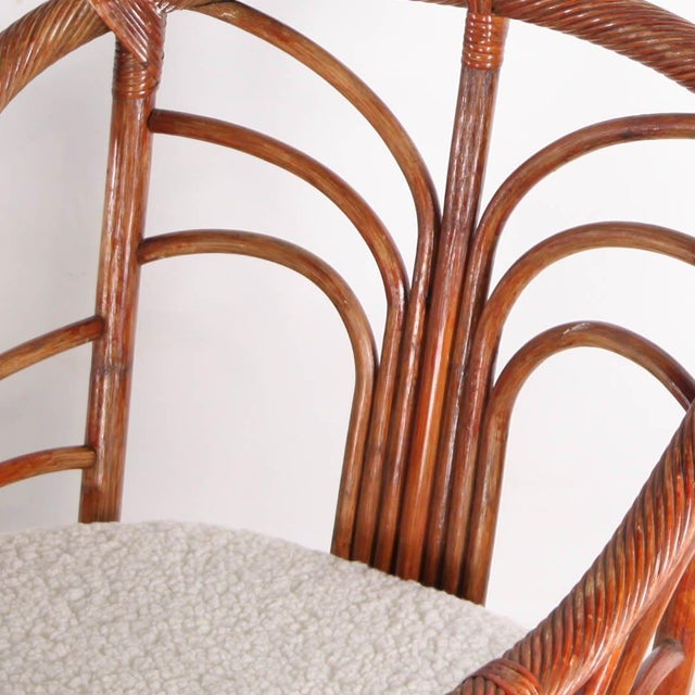 Rattan Armchairs, 1970s, Set of 2 For Sale - Image 9 of 15