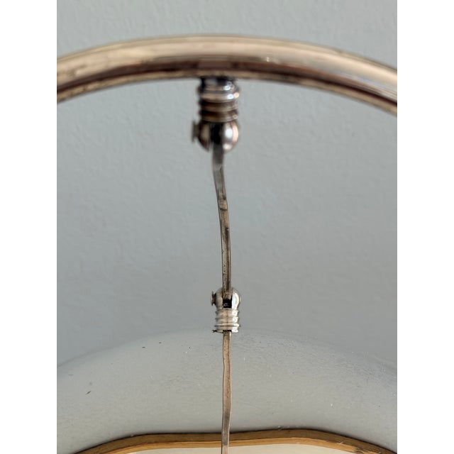 Silver 1940’s Swing Arm Silverplate Ice Bucket For Sale - Image 8 of 12