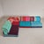 Modern Mah Jong Blue Four-Seater Modular Sofa by H. Hopfer for Roche Bobois, 1990s, Set of 4 For Sale - Image 3 of 18