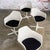 Mid-20th Century Mid Century Modern Burke Tulip Swivel No 116 Armchairs White Shell Black Cushions Set of 4 For Sale - Image 18 of 18