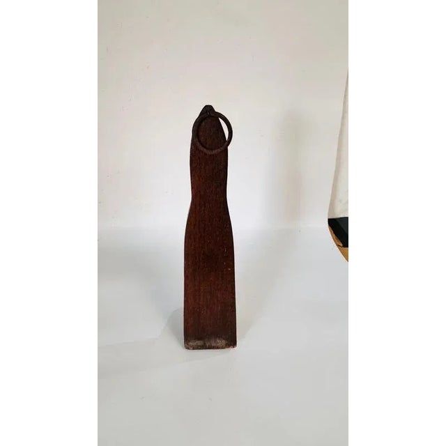 19th Century Abstract Wood Candleholder Sculpture, France For Sale - Image 4 of 15