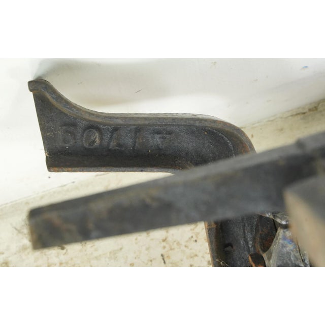 Pair of Antique Black Cast Iron Cannonball Andirons For Sale - Image 10 of 10