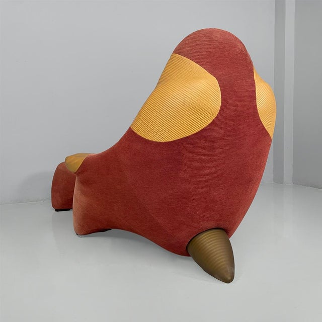 Textile Set of Italian Modern Hal Armchair and Ottoman by Marc Sadler for Cassina, 1990s, Set of 2 For Sale - Image 7 of 18