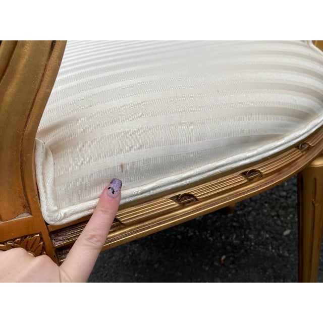 Vintage "Andre Originals" Louis XVI Side Chairs- a Pair For Sale - Image 10 of 13