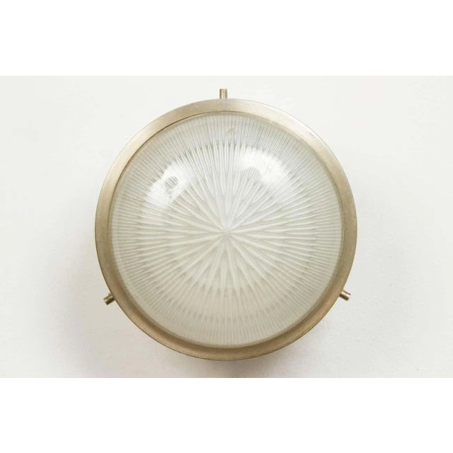 1960s Sergio Mazza Petite 'Sigma' Wall or Ceiling Light for Artemide For Sale In Los Angeles - Image 6 of 7
