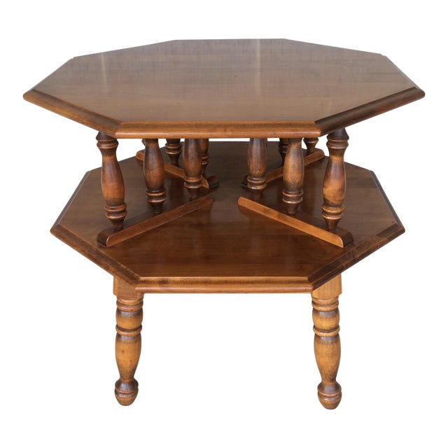 Moosehead Furniture 2Tier Maple End Table Chairish