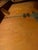Vintage Brown Wood Double Pedestal Dining Table For Sale - Image 9 of 10