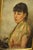 Giovanni Fattori, Portrait of a Woman, 19th Century, Oil Painting on Canvas, Framed For Sale - Image 3 of 18