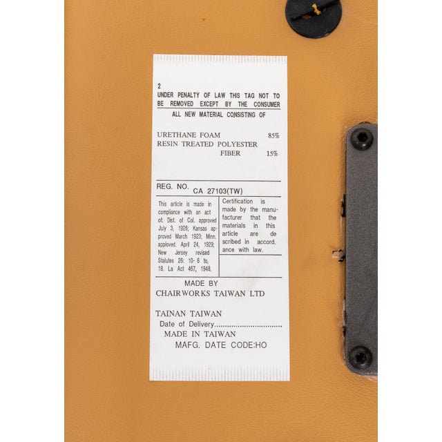 ChairWorks Reclining Swivel Armchair & Ottoman For Sale - Image 10 of 10