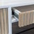 West Elm Quinn Modern Desk With Three Drawers and Raised Shelf For Sale - Image 9 of 12