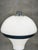 Italian Space Age Opaline Glass and Blue Metal Table Lamp, 1970s For Sale - Image 12 of 14