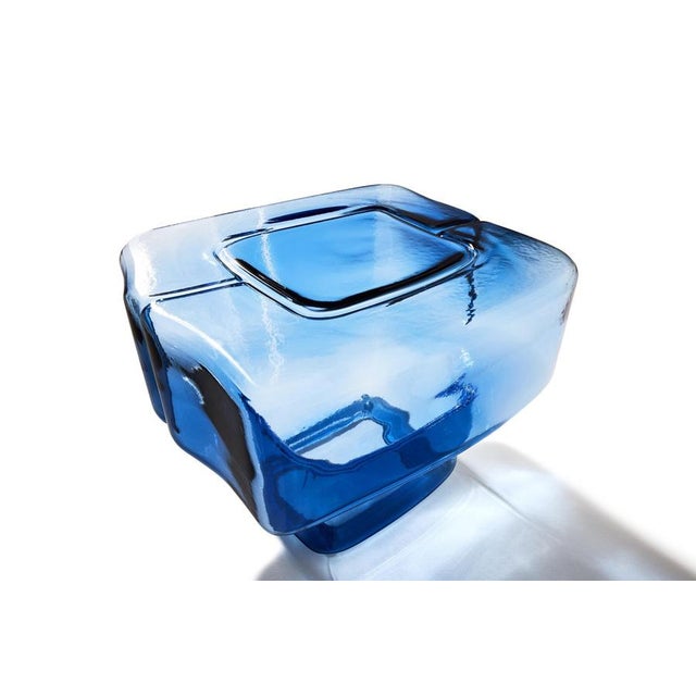 Glass Fluid Joinery Side Table by Linde Freya Tangelder for Cassina For Sale - Image 13 of 17