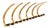 Wall Hooks from Hertha Baller, 1950, Set of 6 For Sale
