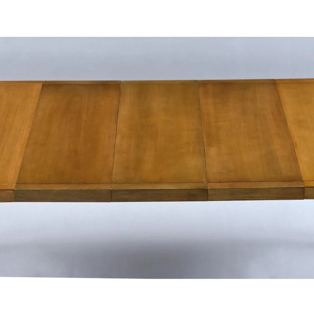 1950's Drexel Profile K44 Extending Dining Table by John Van Koert For Sale - Image 9 of 12