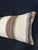 Turkish Hemp Pillow Cushion Natural Beige Brown Cushion Cover 14x40 For Sale - Image 4 of 4