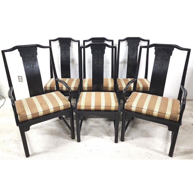 Asian Dining Chairs Chin Hua by Raymond Sobota Century Furniture Set of