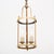 Brass Pair of Petite French Antique Brass Lanterns For Sale - Image 8 of 9