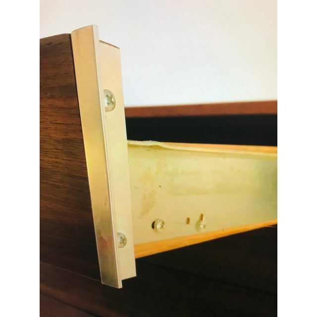 1970s Robert Baron Glenn of California Rosewood Lingerie Narrow Tall Dresser 1970s For Sale - Image 5 of 11