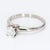 This is a gorgeous 18k white gold solitaire ring, sized 5.25. It has a 0.5ct natural diamond graded at VVS1/E - Stone Info...