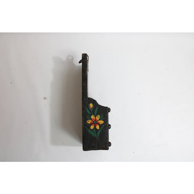 1960s Wall Pocket Floral -Pink Lily and Orange Tulips For Sale - Image 5 of 10