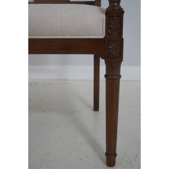 Set of 8 Theodore Alexander ‘The Iven Dining Room Armchairs’ For Sale - Image 12 of 18