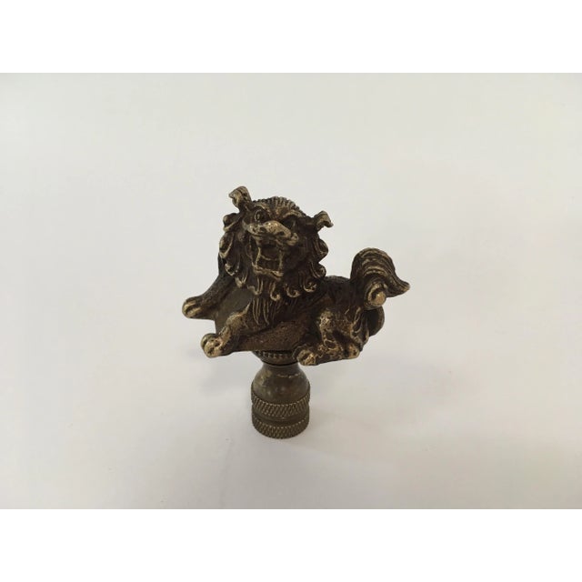 Bronze Foo Dog Lamp Finials a Pair Chairish