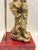 Vintage Tony Duquette Style Bespoke Parcel Gilt Guan Yu Table Lamp by Turtle & Crane -Newly Painted For Sale - Image 10 of 16