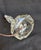 Mid 20th Century Stacked Crystals Leaded Glass Nightstand/Boudoir/Desk Lamp For Sale - Image 9 of 12