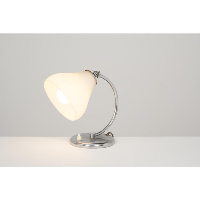 1940s Vintage Art Deco Table Lamp, 1930s For Sale - Image 5 of 7
