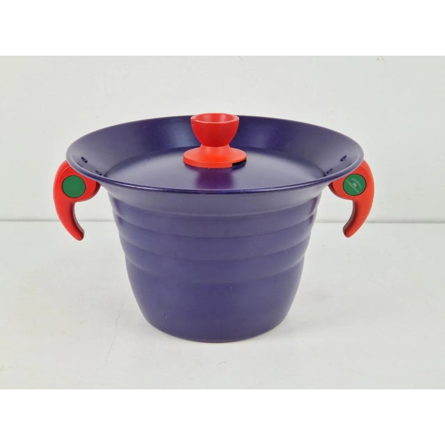 Metal Spaghetti Pot Sally by Gianfranco Gasparini for Lagostina Academia, Italy, 1990s For Sale - Image 7 of 9