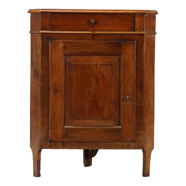 Walnut Corner Unit, Italy, Mid-19th Century For Sale