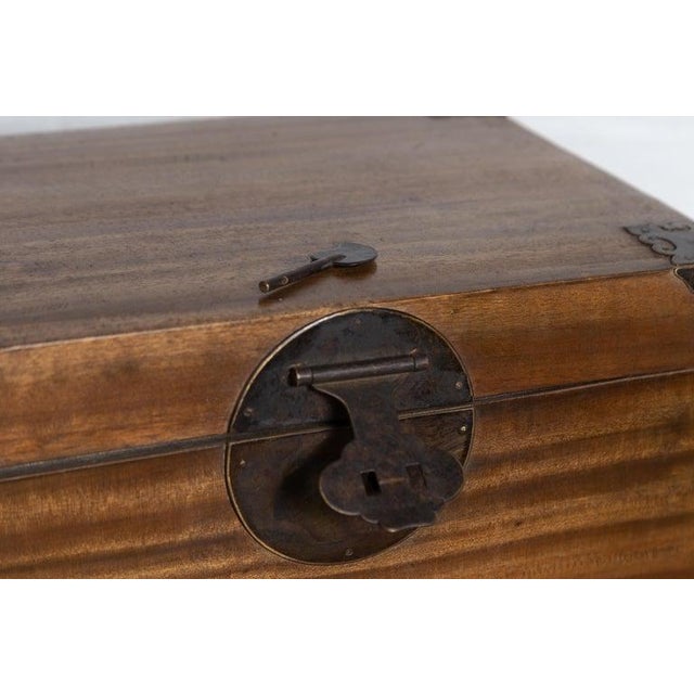 Antique Chinese Wooden Treasure Chest Chairish