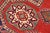 Bohemian Kargahi 1980's Rust/Blue Wool Rug - 6'4'' X 8'10'' For Sale In New York - Image 6 of 10