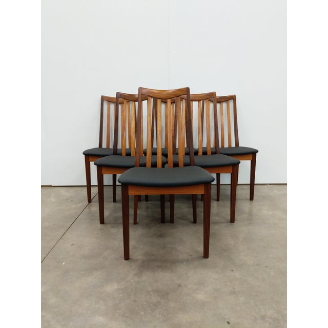 G Plan Set of 6 Vintage Mid Century Modern Teak Dining Chairs by G Plan For Sale - Image 4 of 10