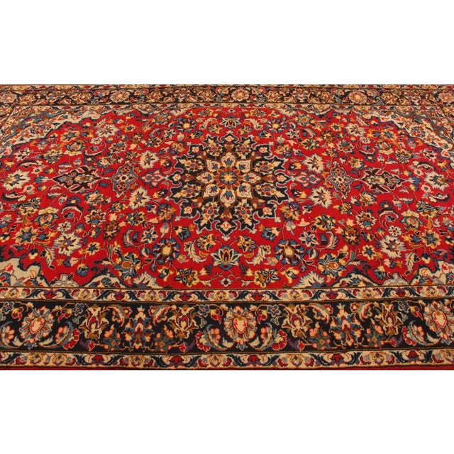 Brown Middle Eastern Hand-Knotted Rug For Sale - Image 8 of 11