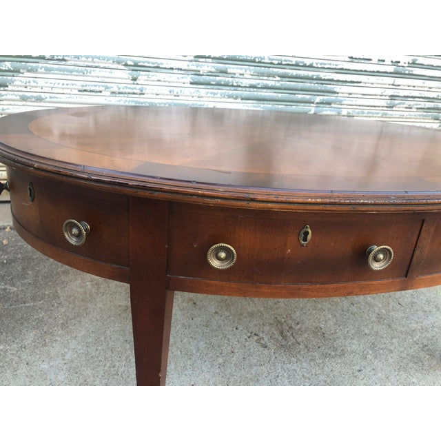 Vintage Oval Hekman Coffee Table Chairish