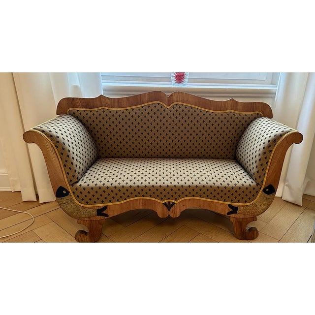 Biedermeier Children's Bench, 1820s For Sale - Image 3 of 18