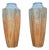 Art Deco Vases in Glazed Ceramic, Set of 2 For Sale