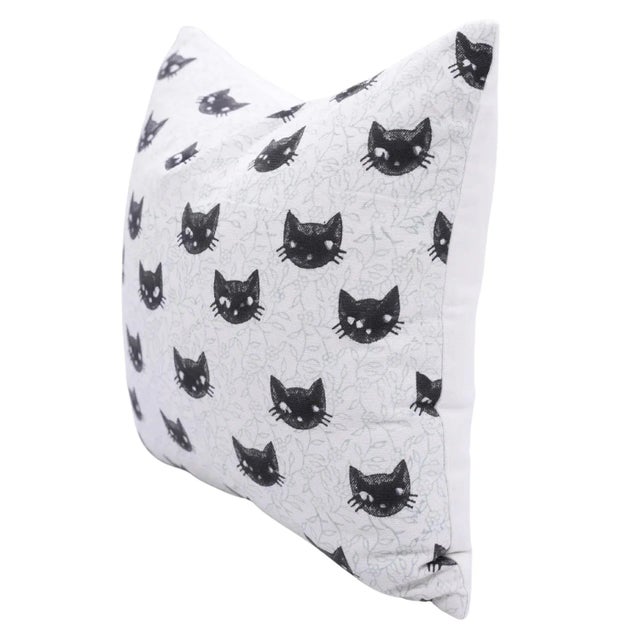 Bring playful charm and festive style to your home with the Fabdivine Handmade Cat Block Print Pillow Cover. Expertly...