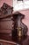 Buffet made of solid oak refined with mahogany veneer and hand-carved solid mahogany. The buffet was made in the second...