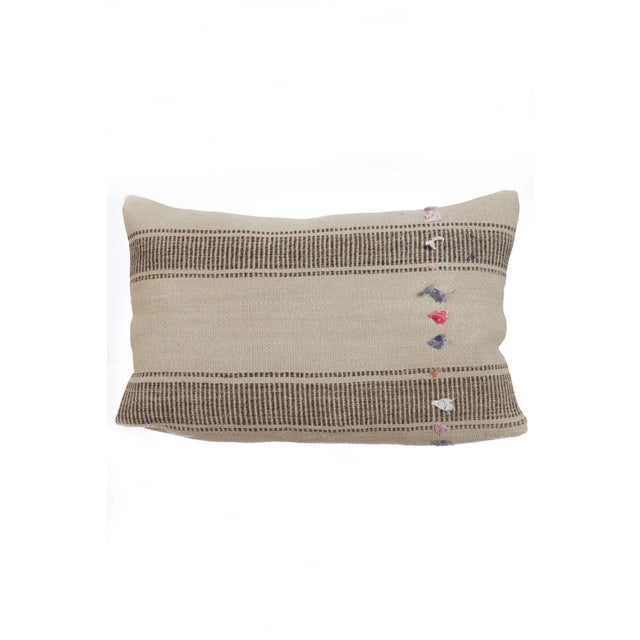 Striped Kilim Pillow Cover For Sale - Image 4 of 4